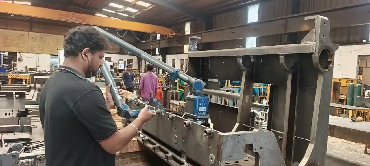 Precision inspection fixture build on granite table